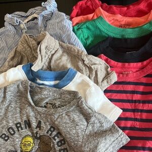 Set 9 baby boy shirt 18-24 months